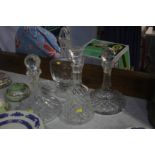 Four decanters