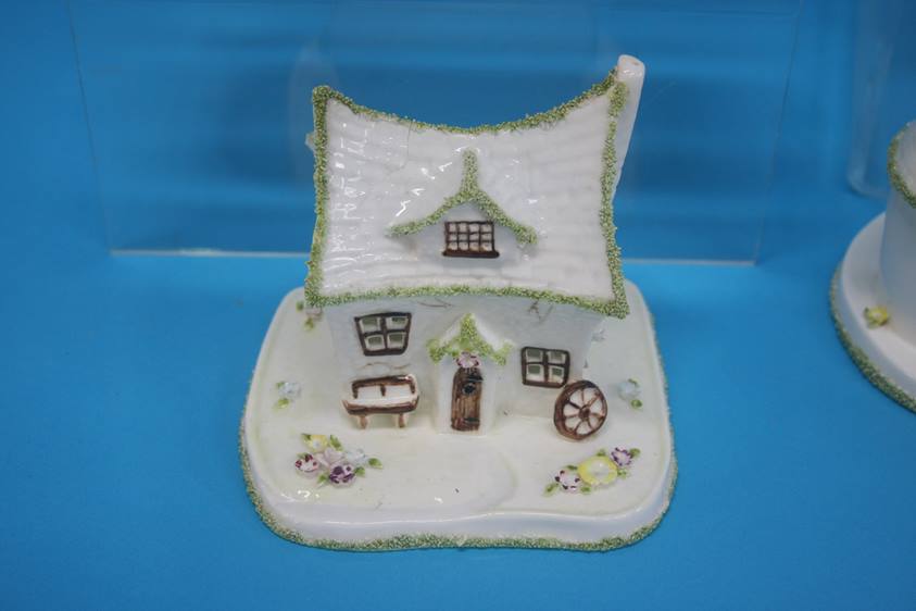 A collection of ten Coalport pastille burners - Image 5 of 7