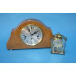 A Schatz mantle clock, a Bentima mantle clock etc.