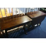 Reproduction mahogany sofa table