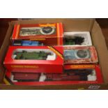 Box of model trains