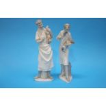 Two Lladro figures 'The Vet' and 'The Obstetrician