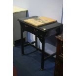 Ebonised side table