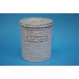 A Maling cobblestone storage jar, 'Loaf Sugar'