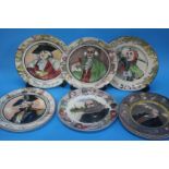 A collection of ten Royal Doulton Series Ware plates