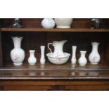 A collection of 'Donegal' Irish china, two pairs o