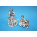 Two boxed Lladro figures