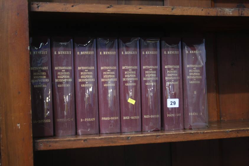 Eight volumes Benezit