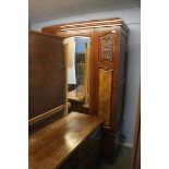 Edwardian walnut bedroom suite