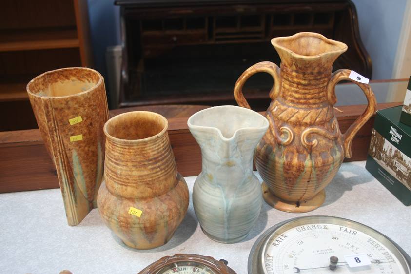 Four various decorative jugs and vases