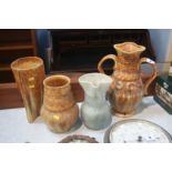 Four various decorative jugs and vases