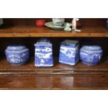 Four Ringtons tea caddies