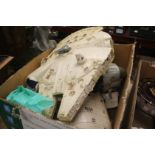 Assorted Star Wars figures and vehicles