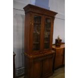 A Victorian mahogany narrow bookcase