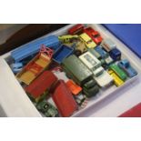 Tray of assorted die cast toys, Corgi, Lesney etc.