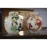 Two Masons tea caddies