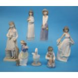 Six Nao figures and a Lladro figure (7)