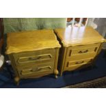 Pair of bedside drawers