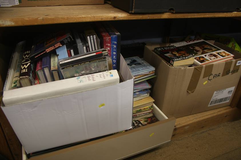 Quantity of books, CDs etc.