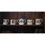 Five Wade Vaux tankards