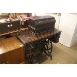 Treddle sewing machine