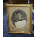 Gilt framed portrait