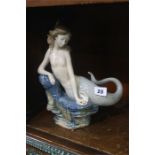 Lladro figure of a mermaid