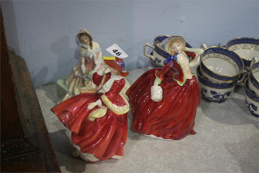 Three Royal Doulton figures