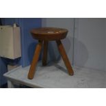 Oak milking stool