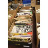 Two trays of ephemera