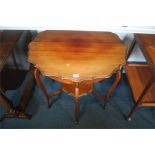 Mahogany occasional table