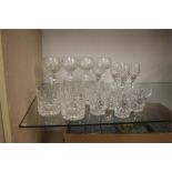 Various cut glass