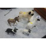 Five various Beswick animals