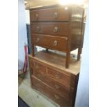 Two chest of drawers
