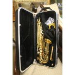 An Elkhart series II Saxophone
