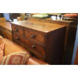 Victorian mahogany chest of drawers, 107cm wide