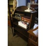 Oak open bookcase