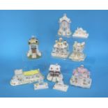 A collection of Coalport cottages (10)