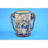 A Royal Doulton Nelson commemorative two handled j