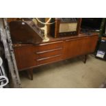 A Hubbinet teak sideboard, 182cm length