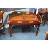 Reproduction mahogany butlers table