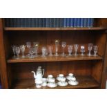 A selection of antique glasses (16)