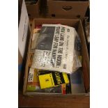 Box of maps etc.