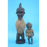 Two carved African figures