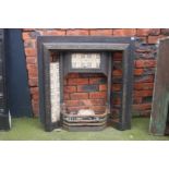 Cast iron fire surround