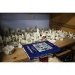 A large quantity of crested china