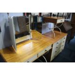 A Chapmans of Newcastle dressing table, chest of d