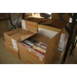 10 boxes of DVDs