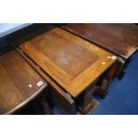 Oak drop leaf table