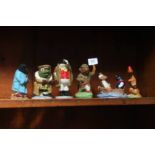 6 Wade 'Wind in the Willows' figures